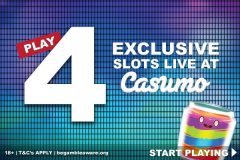 Play 4 New Exclusive Slot Games At Casumo