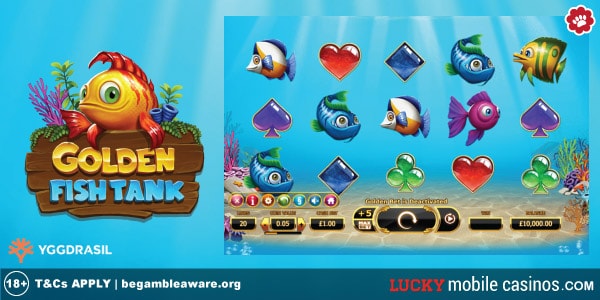 Yggdrasil Golden Fish Tank Mobile Slot Game