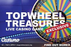 Exclusive Topwheel Treasures Live Casino Game At Casumo