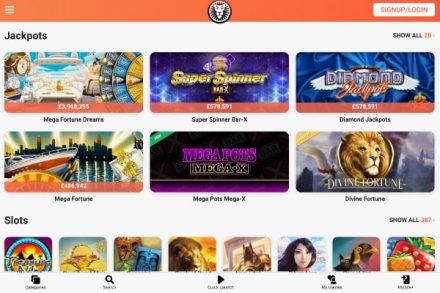 Leo Vegas Casino Jackpots iPad