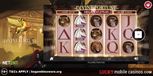 Divine Fortune Mobile Slot Machine
