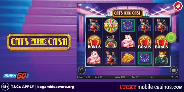 Play'n GO Cats and Cash Slot Machine