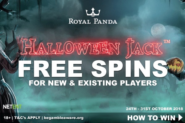 Get Your Halloween Jack Free Spins At Royal Panda Casino