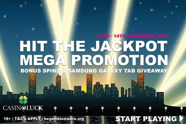 Latest Casinoluck Casino Jackpot Promotion With Bonus Spins