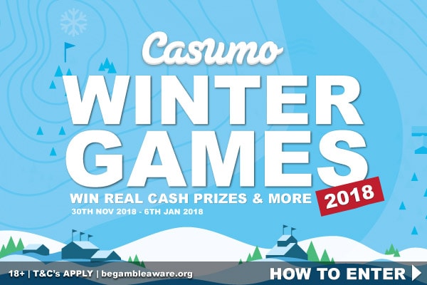 Win Real Cash Prizes In The Casumo Winter Games 2018