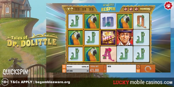 Quickspin Tales of Dr. Dolittle Slot Game