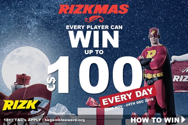 Rizkmas Is Back At Rizk Mobile Casino