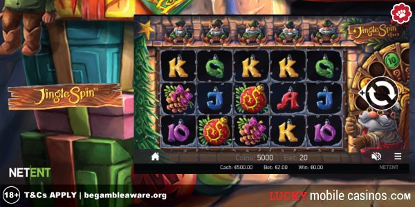 NetEntertainment Jingle Spin Touch Slot Game