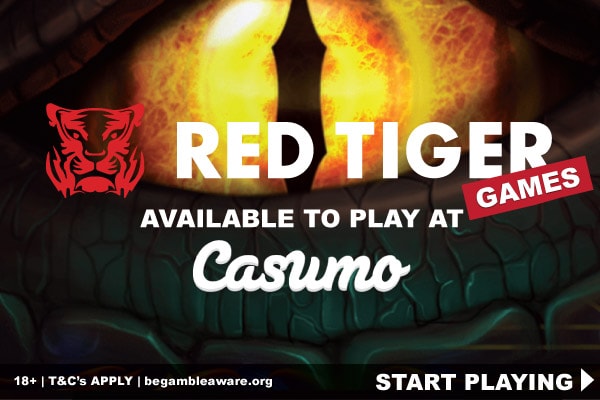 New Red Tiger Slots To Play For Real At Casumo Casino