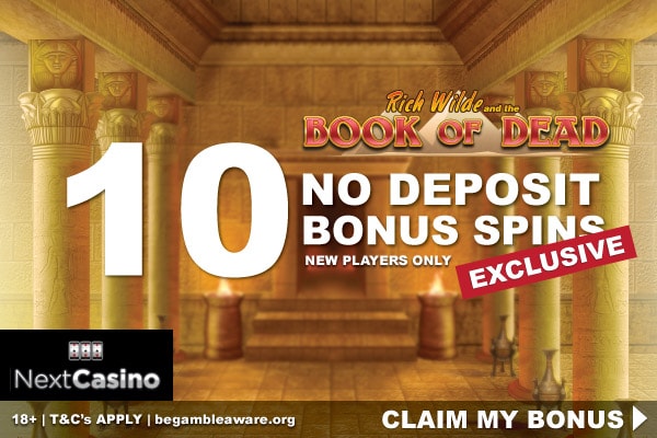 NextCasino No Deposit Bonus Spins With Special Bonus Code