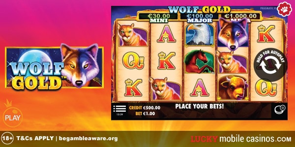 Pragmatic Play Wolf Gold Slot Game