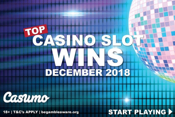 Top Casino Slots Wins In December 2018 At Casumo Casino