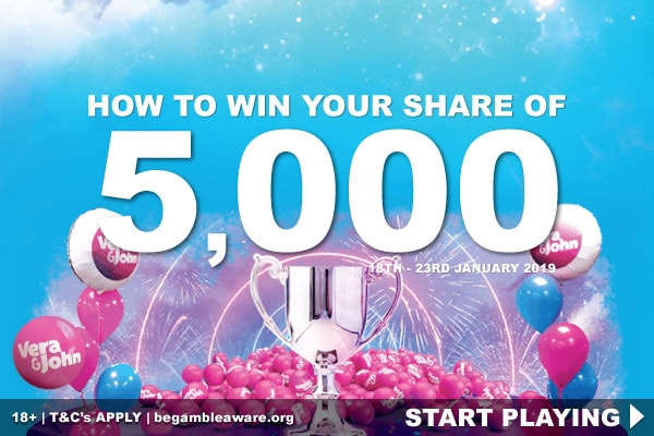 Win A Share of 5K In VJ Casino Slot Tournament