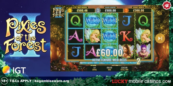 Pixies of the Forest 2 Slot Free Spins With Wild Reels