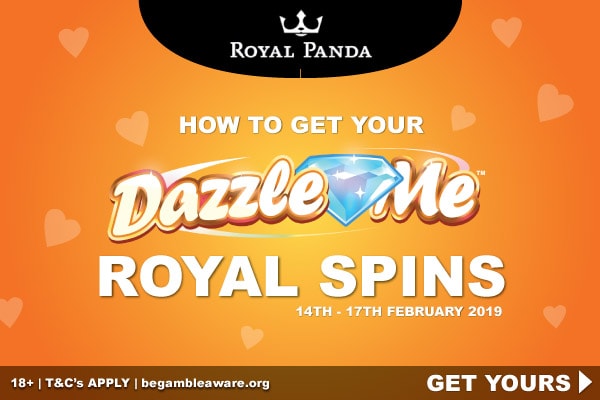 Get Your Royal Panda Free Spins On Dazzle Me