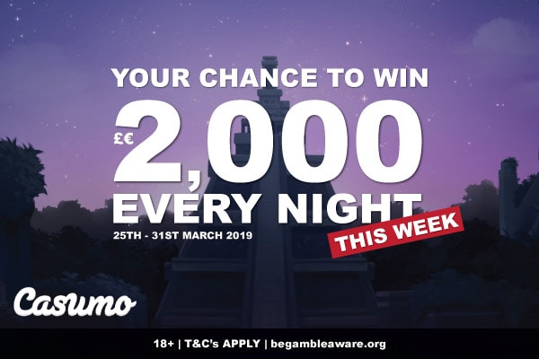 Win Up To 2K Every Night In The Casumo Reel Races