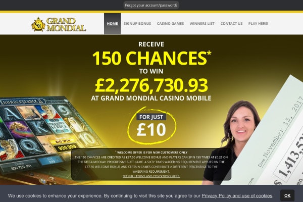Grand Mondial Casino Home