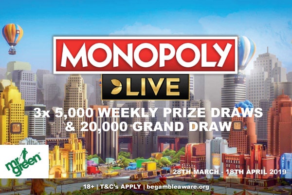 Mr Green Casino Monopoly Live Promotion