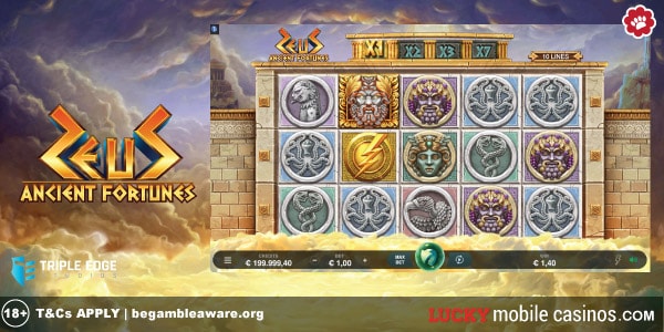 Triple Edge Studios Ancient Fortunes Zeus Slot Preview