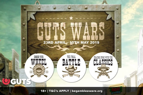 Guts Casino Wars Promotion - Available Online & Mobile
