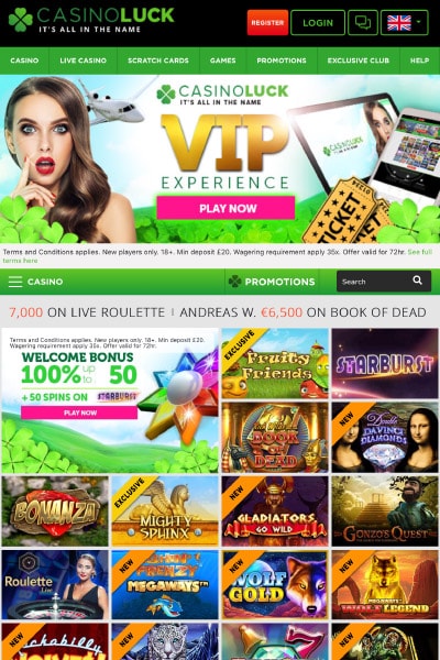 Casinoluck Casino Lobby