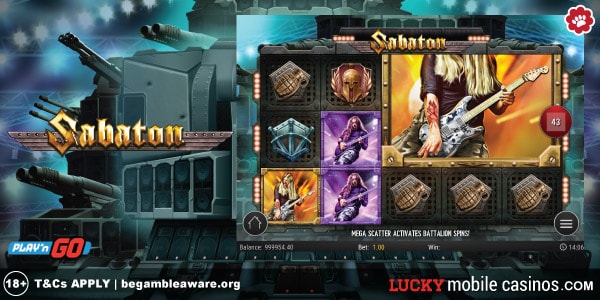 Play'n GO Sabaton Slot Machine