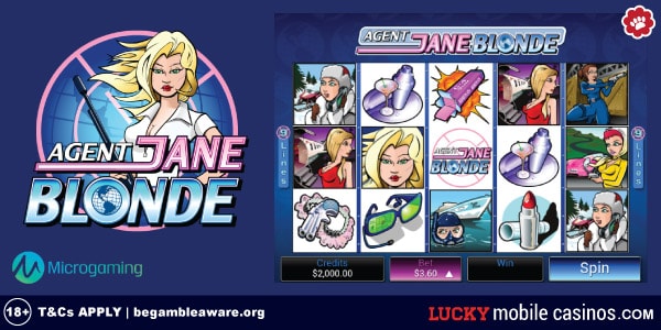 Agent Jane Blonde Returns Mobile Slot