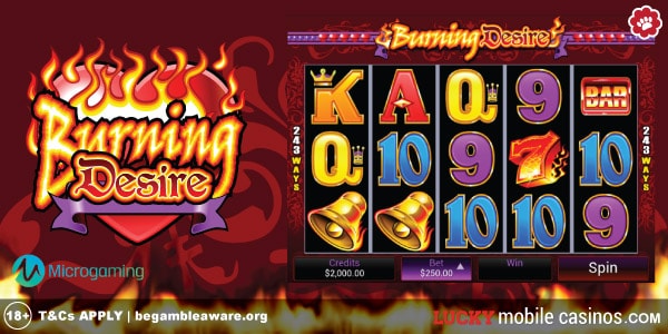 Microgaming Burning Desire Slot Machine