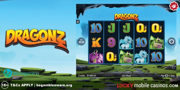 Dragonz Slot Machine on iPad