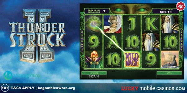 Microgaming Thunderstruck II Slot Machine