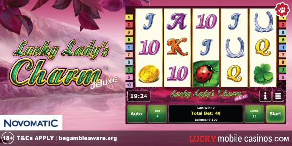 Lucky Lady's Charm Deluxe Slot Machine