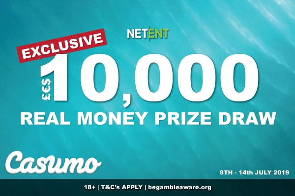 Exclusive NetEnt Casino Promotion At Casumo - Win Real Money Prizes