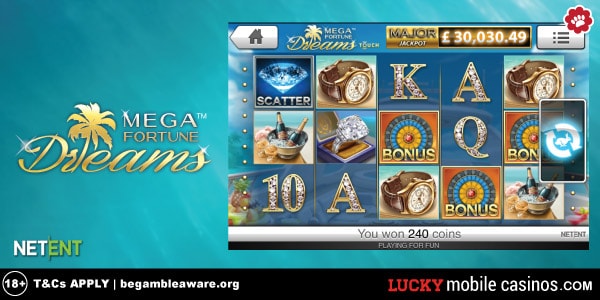 NetEntertainment Mega Fortune Dreams Video Slots