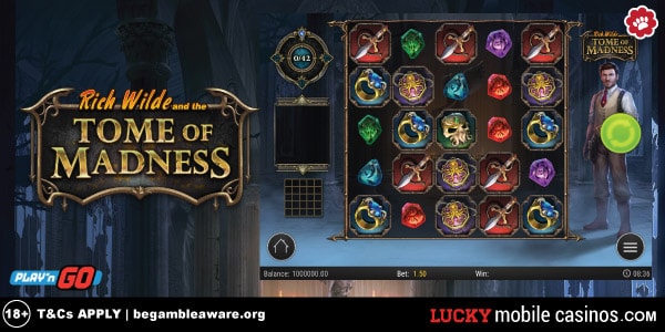 Play'n GO Rich Wilde and the Tome of Madness Slot