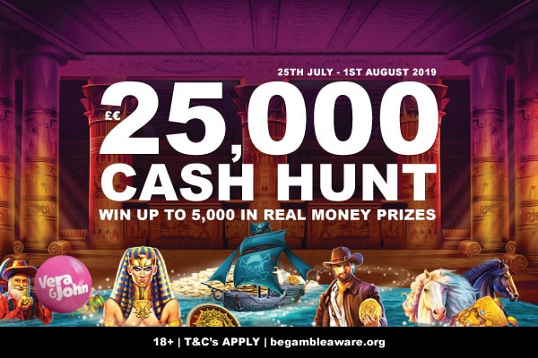 Vera&John Casino 25,000 Real Cash Hunt