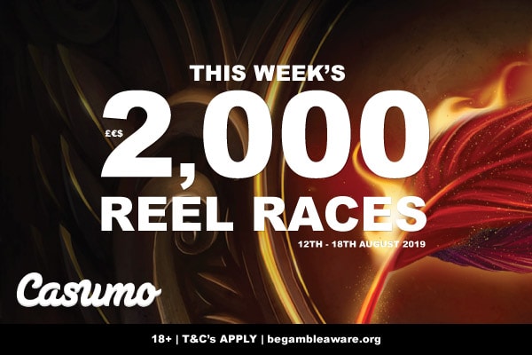 Win Up To 2k Every Night In Casumo Casino's Reel Races