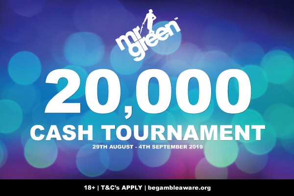 Start Playing In The Mr Green Casino Cash Tournament