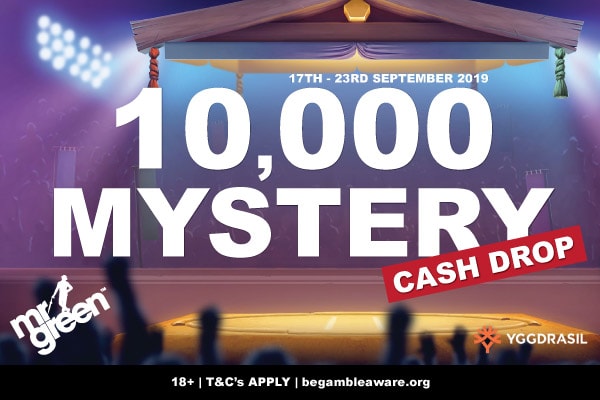 10K Mr Green Casino Mystery Cash Drop