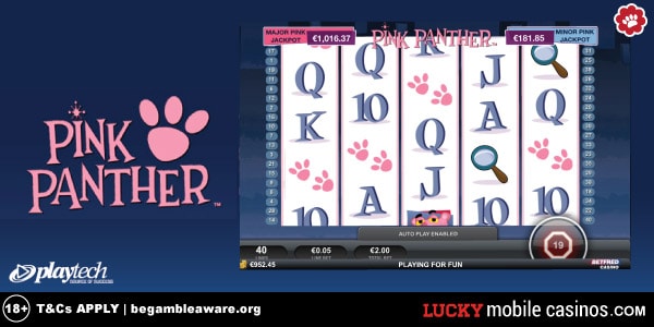 Playtech Pink Panther Video Slot