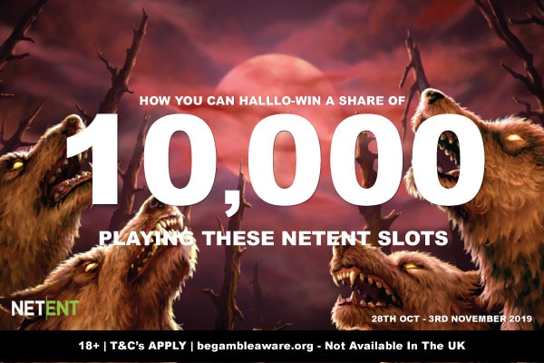 Win A Share of 10K In The NetEnt Slots Halloween Promo