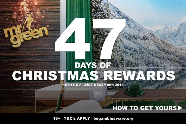 Get Your Daily Christmas Rewards At Mr Green Mobile Casino