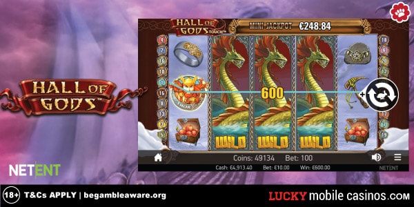 NetEnt Hall of Gods Slot Machine