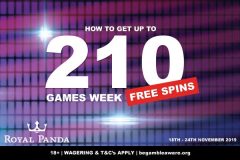 Get Your Royal Panda Free Spins In Games Week