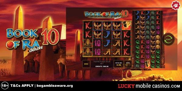 Book of Ra Deluxe 10 Mobile Slot