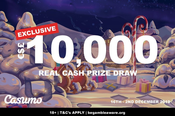10K Exclusive Christmas Cash Prize Draw