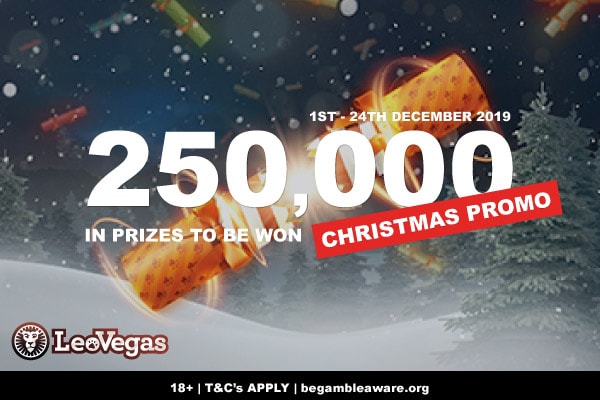 Win Your Share of 250,000 In The LeoVegas Casino Christmas Cracker