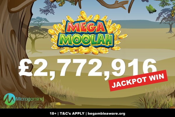 Mega Moolah Slot Pays Out Over 2.7 Million To UK Slots Player