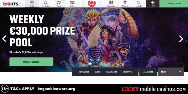 Weekly 30,000 Prize Pool Plus Daily 1,000 Cash Drops
