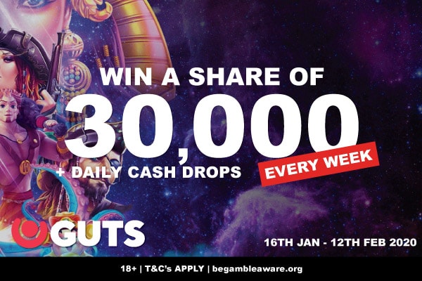 Win Real Cash Prizes At GUTS Mobile Casino