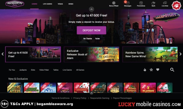 Jackpot City Casino Online With Bonus & Microgaming Games